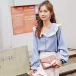 Wholesale Women Chic Flap Buckle Design Cat Tassel Decoration Color Blocking PU Crossbody Bag - Image 3