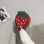 Wholesale Women Creative Fashion Cartoon Strawberry Chain Zipper Crossbody Bag - Image 3