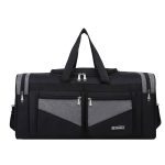 Wholesale Men Casual Sports Basic Color-Block Foldable Large Capacity Duffle Bag