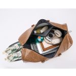 Wholesale Men Leisure Sports Business Vintage Large Capacity PU Duffle Bag - Image 2