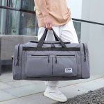 Wholesale Men Leisure Sports Foldable Large Capacity Oxford Duffle Bag - Image 2