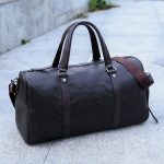 Wholesale Men Leisure Sports Business Vintage Large Capacity PU Duffle Bag - Image 2