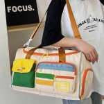 Wholesale Men Leisure Sports Basic Multicolor Dry And Wet Separation Large Capacity Oxford Duffle Bag - Image 2