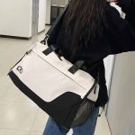 Wholesale Men Leisure Sports Basic Large Capacity Nylon Duffle Bag - Image 3