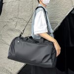 Wholesale Men Leisure Sports Basic Solid Color Large Capacity Oxford Duffle Bag - Image 2