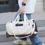 Wholesale Men Leisure Sports Basic Solid Color Large Capacity Oxford Duffle Bag - Image 3