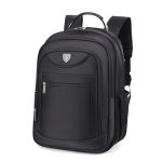 Men Leisure Outdoor Office Commuter Solid Color Oxford Big Backpacks Bag - Image 4