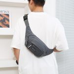 Men Fashion Casual Multifunctional Wear-Resistant Waterproof Business Chest Bag - Image 3
