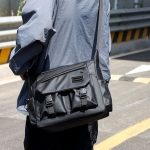 Men Fashion Casual Solid Color Large Capacity Crossbody Bag - Image 3