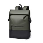 Men Casual Solid Color Large Capacity Computer Backpack - Image 3