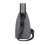 Men Casual Commuter Zipper Oxford Chest Bag - Image 4