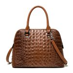Women Fashion Casual Bag Gradient Crocodile Pattern Handbag Two-Piece Set - Image 3