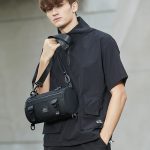 Wholesale Men Casual Barrel Shoulder Messenger Bag - Image 2