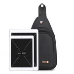 Wholesale Travel Sports Men Casual Zipper Design Solid Color Large Capacity Waist Shoulder Bag - Image 3