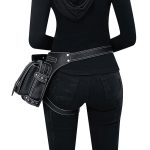Simple Retro Unisex Punk Multi-Pocket Zipper Waist Bag - Image 2