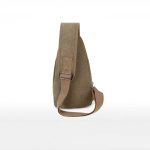 Wholesale Men Casual Commuter Zipper Canvas Chest Bag - Image 3