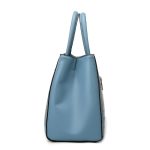 Wholesale Women Fashion Casual Solid Color Bag Stone Pattern Patchwork Handbag Three-Piece Set - Image 3