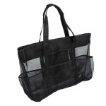 Wholesale Women Fashion Casual Mesh Large Capacity Multi-Function Beach Bag - Image 2
