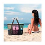 Wholesale Large Capacity Mesh Multi-Functional Swimming Bag Storage Tote Bag - Image 2