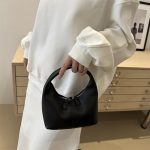 Wholesale Women Fashion Solid Color Mini Zipper Handle Bag - Image 2