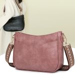 Wholesale Women Fashion Simple Solid Color Soft Leather Large Capacity Shoulder Bag - Image 4