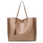 Wholesale Women Simple Solid Color Tassel Bag - Image 3