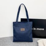 Fashionable Casual Large Capacity Denim Tote Bag - Image 3