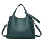 Wholesale Women Fashion Simple Solid Color Large Capacity Handbag