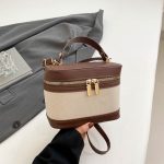 Wholesale Fashion Cylinder Stitching Color Shoulder Bag