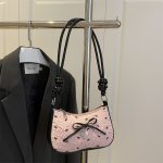 Wholesale Women Fashion Elegant Pink Bowknot Shoulder Bag - Image 2