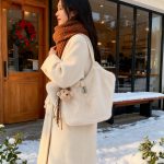 Wholesale Women Fashion Casual Autumn And Winter Plush Large Capacity Pendant Shoulder Bag - Image 2