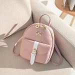 Wholesale Women Fashion Casual Solid Colid Mini Bowknot Backpack - Image 2