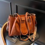 Wholesale Women Fashion Casual Retro Large Capacity Tote Bag - Image 2