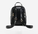 Wholesale Women Fashion Casual Solid Color Printed Bear Pendant Backpack Four-Piece Bag Set - Image 4