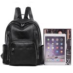 Wholesale Women Simple Large Capacity Pu Backpack - Image 4