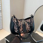 Women Fashion Leopard Dumpling-Shaped Shoulder Bag - Image 3