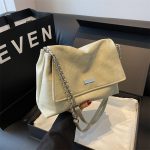 Wholesale Women Fashion Casual Simple Solid Color Chain Shoulder Bag - Image 4