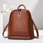 Wholesale Women Leisure Schoolbag Pu Shell Backpack - Image 3
