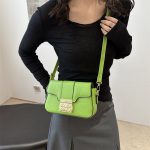 Wholesale Fashion Solid Color Flip Square Shoulder Bag - Image 3