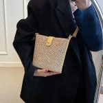 Bohemian Style Woven Casual Shoulder Bag - Image 4