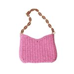 Bohemian Casual Straw Woven Shoulder Bag - Image 3