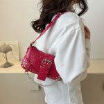 Wholesale Street Fashion Rivet Chain Shoulder Bag - Image 3