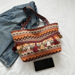Bohemian Ethnic Tassel Decoration Large Capacity Tote Bag - Image 3