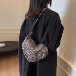 Wholesale Fashion Creative Heart Shaped Leopard Shoulder Bag - Image 3