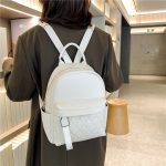 Wholesale Women College Student Simple Small Large Capacity Backpack - Image 3