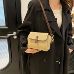 Women Fashion Retro Small Square Zipper Shoulder Bag - Image 2