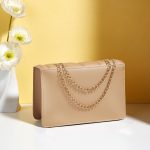 Women Fashion Simple Solid Color Chain Small Square Shoulder Bag - Image 4