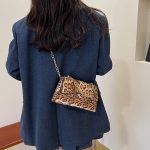 Women Fashion Retro Leopard Small Square Shoulder Bag - Image 3