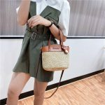 Women Fashion Casual Vacation Straw Shoulder Bag - Image 4