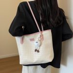 Wholesale Women Fashion Casual Simple Large Capacity Tote Bag - Image 3